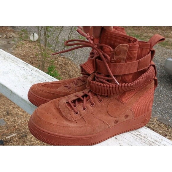 Nike air SF Air Force 1 high dusty peach 864024-204 US 9 - Picture 1 of 7